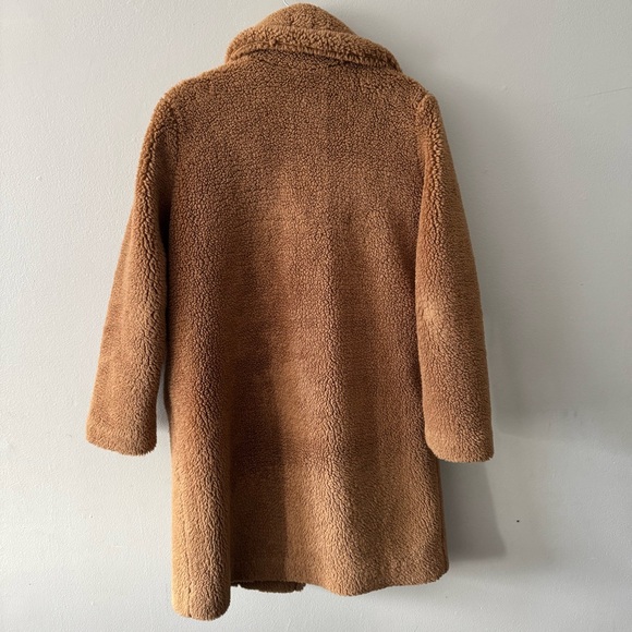 GAP Sherpa Teddy Coat Brown M - Picture 16 of 17